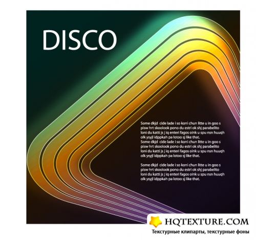 Stock Vector  Disco Background
