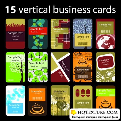 15 Vertical Cards