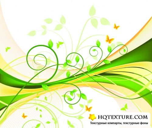 Green Floral Backgrounds