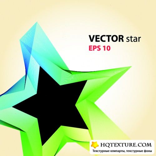 Stock Vector - Abstract Star