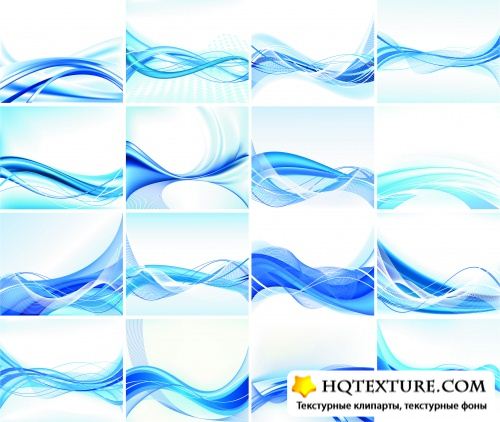 Stock Vector - Blue Cards