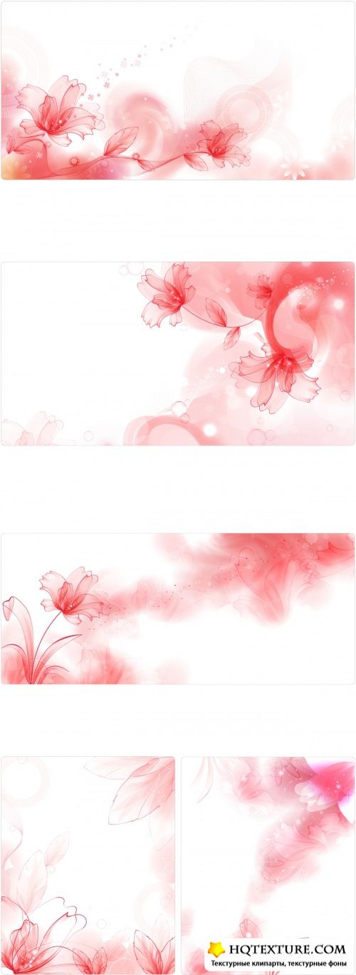 Red flower backgrounds
