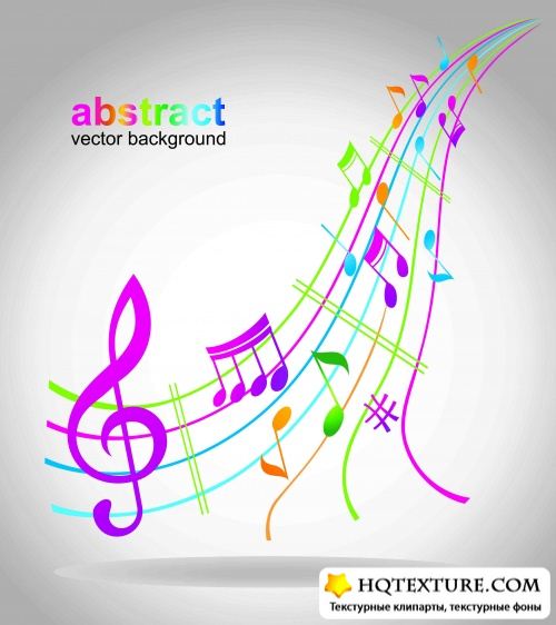 Abstract musical backgrounds