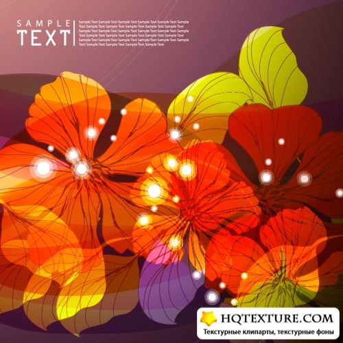 Abstract Flowers Backgrounds