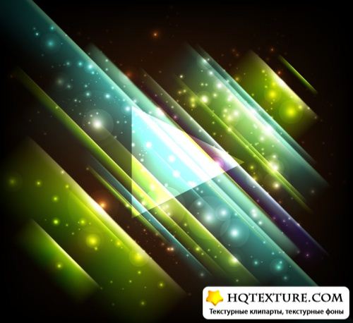 Stock Vector - Abstract Lights Backgrounds