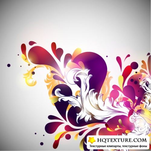 Abstract floral backgrounds 