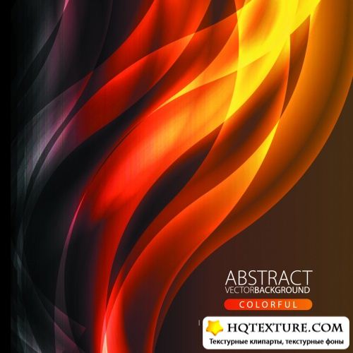 Fire Abstract Backgrounds Vector