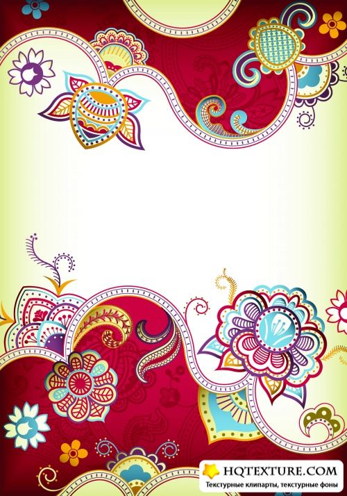 Floral Abstract Backgrounds Vector