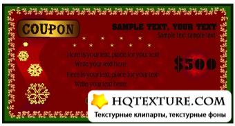 Stock Vector - Coupon & Certificate