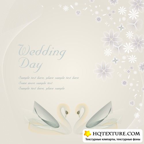 Stock: Wedding invitation card
