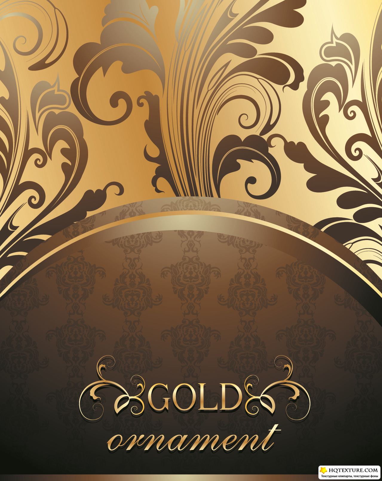 Download Flower Golden Ornaments Vector » Векторные клипарты ...