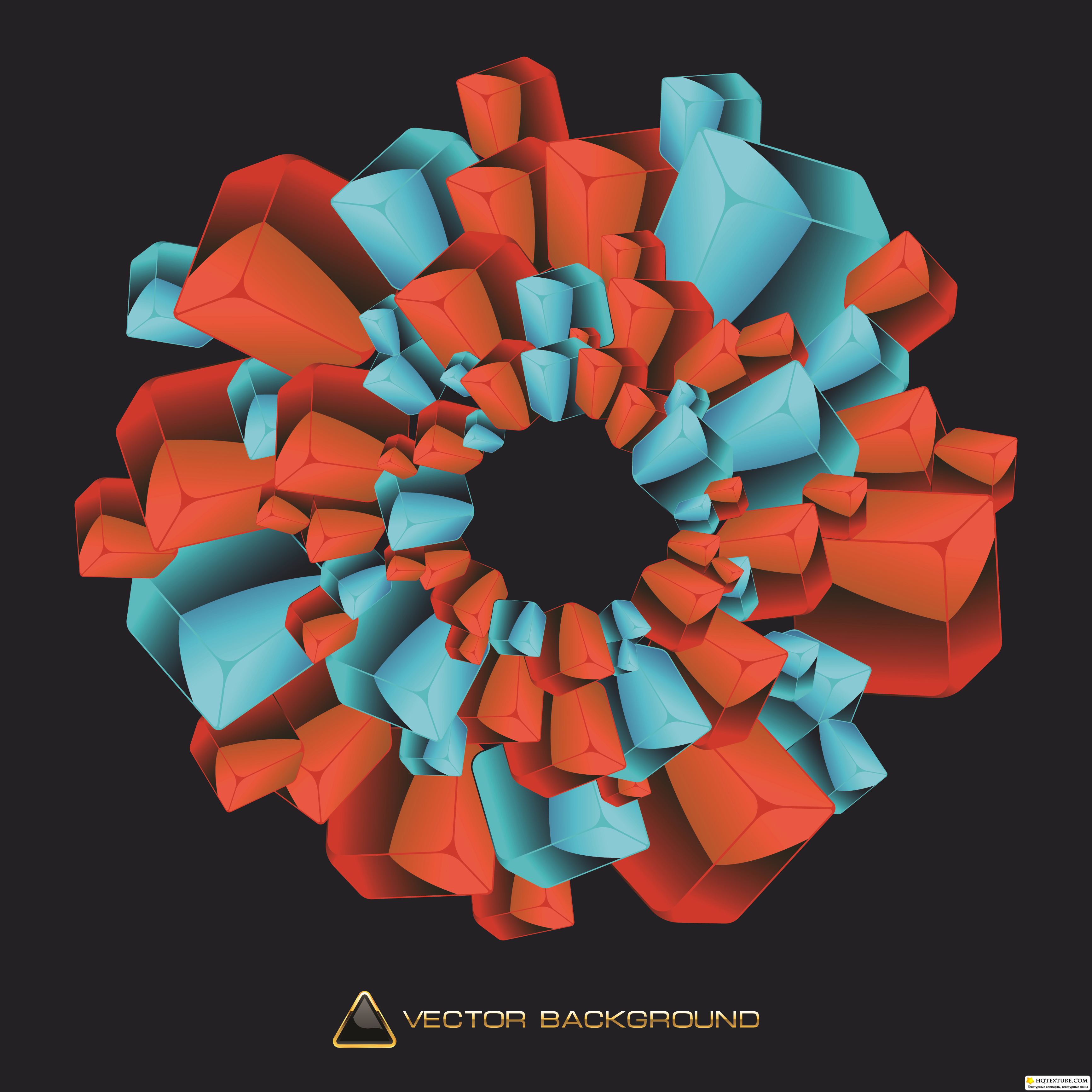 Download Vector Backgrounds 3D objects » Векторные клипарты, текстурные фоны, бекграунды, AI, EPS, SVG