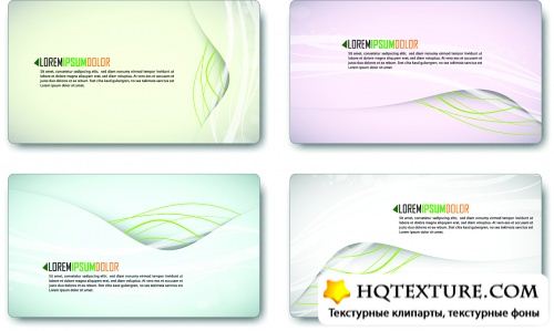 Modern Business Cards Vector