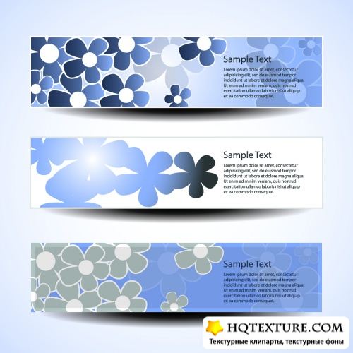 Stylish Color Banners Vector