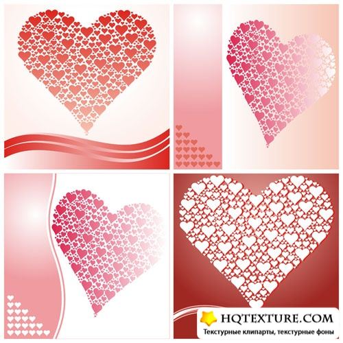Stock Vector: Valentine's day cards #17 |  ()    #17