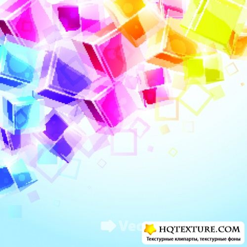 3D Bright Abstract Background 3 - Stock Vectors