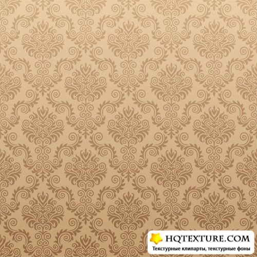 Stock Vector: Seamless damask backgrounds |   