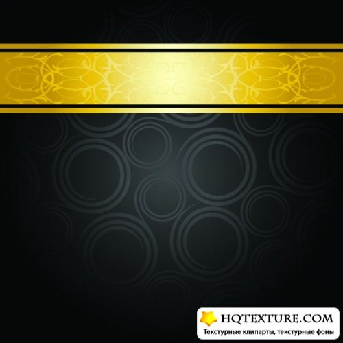 Stock: Elegant black and gold background 4