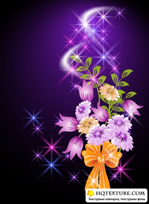Spring Glowing Background Vector