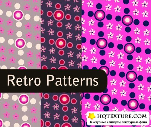 Retro Patterns Vector » Векторные клипарты, текстурные фоны, бекграунды