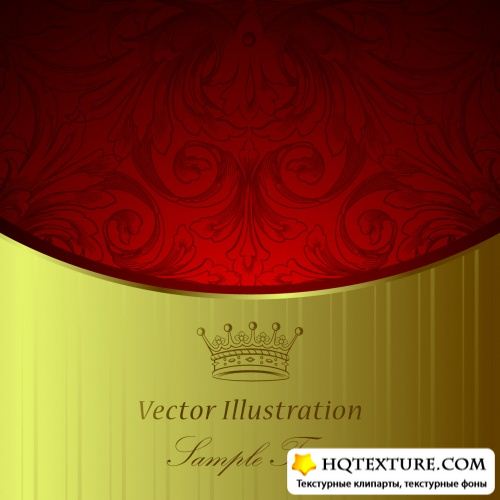 Royal Style Labels Vector