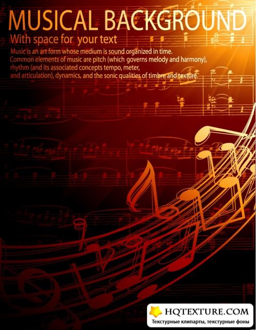 Vector music backgrounds