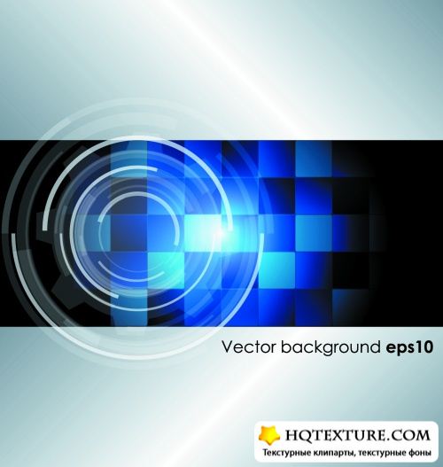 Abstract Techno Backgrounds Vector