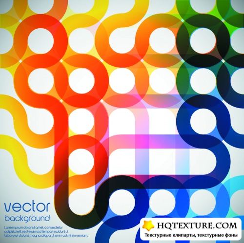 Abstract Circles Backgrounds Vector