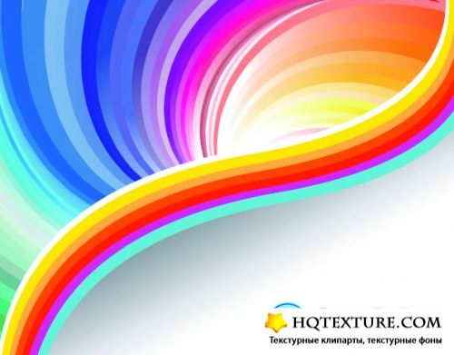 Stock Vector - Rainbow Backgrounds