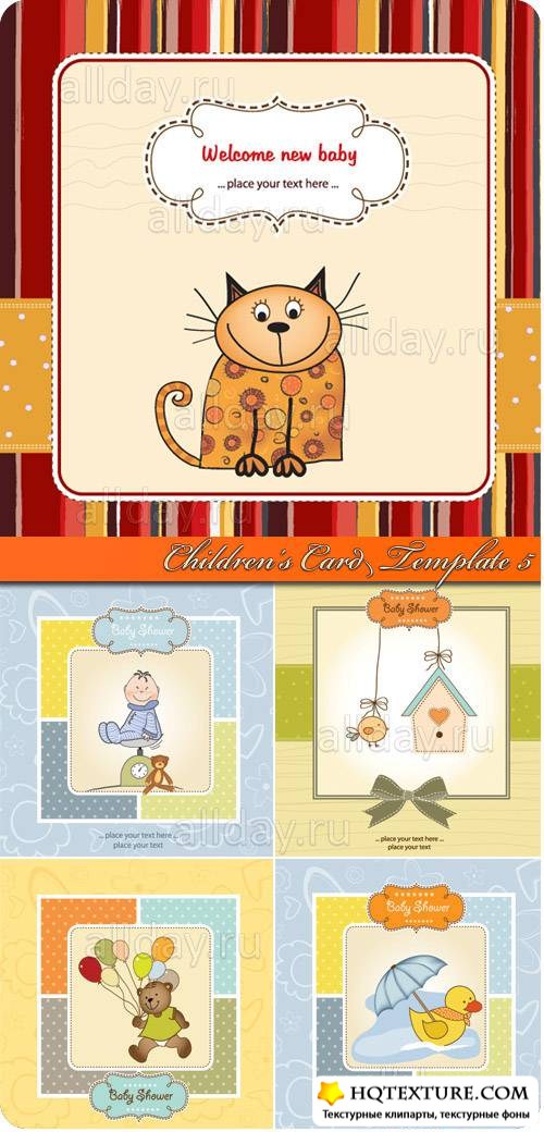   5 | Childrens Card Template 5