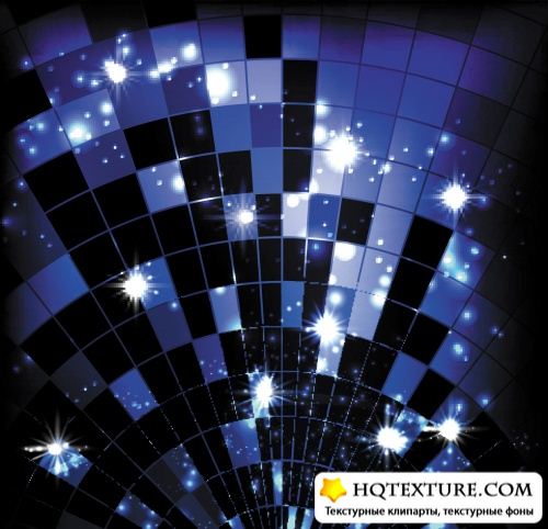 Disco Party Backgrounds Vector 2