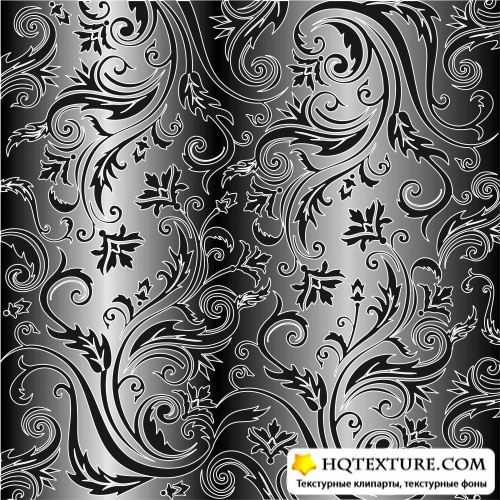 5 Silver Pattern Backgrounds