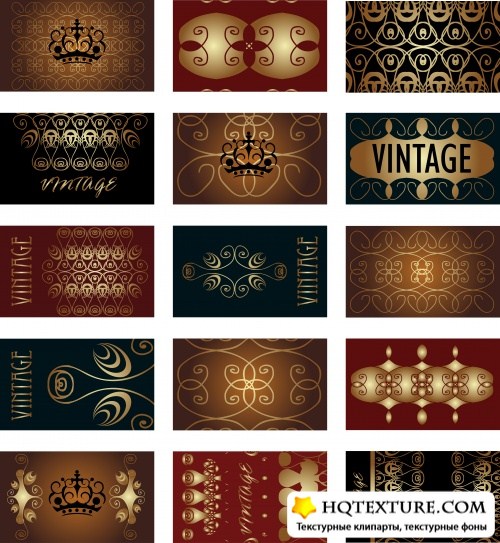 Vintage pattern vector /    