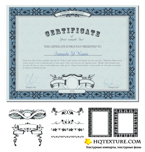 Coupon & Certificate Vector