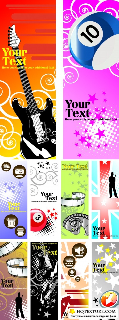 Assorted Vector Banners