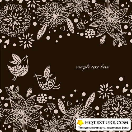 Flowers Vector Backgrounds