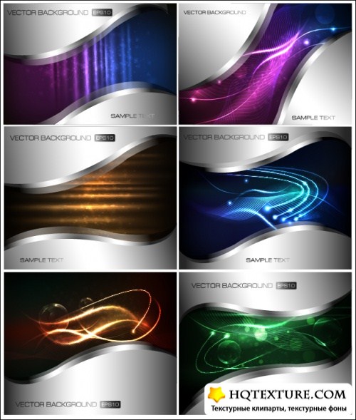 Abstract Metal Backgrounds Vector