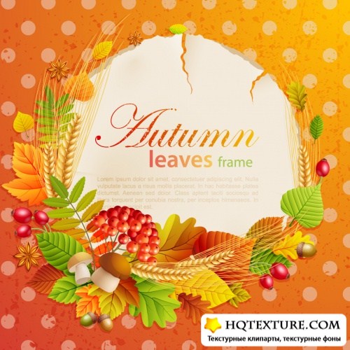 Stock Vector - Autumn Backgrounds 7