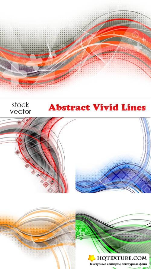 Векторный клипарт - Abstract Vivid Lines