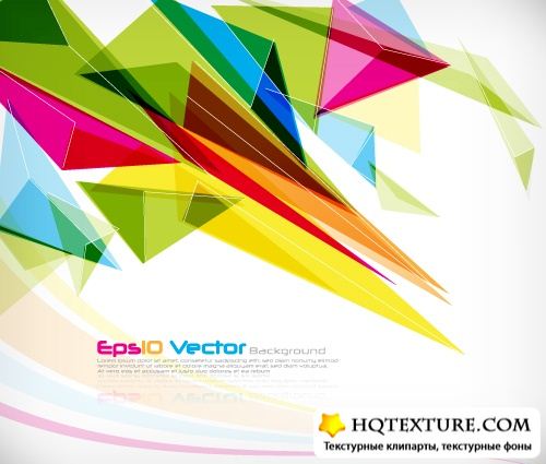 Abstract colorful vector backgrounds