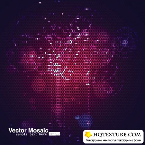 Stock Vector - Abstract Mosaic Backgrounds