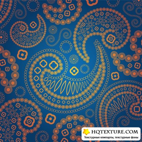 Stock Vector - Paisley Floral Backgrounds 2