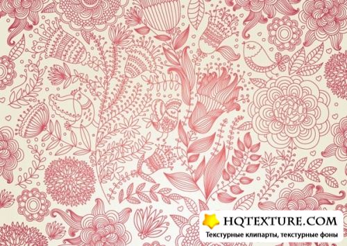 Vintage floral patterns