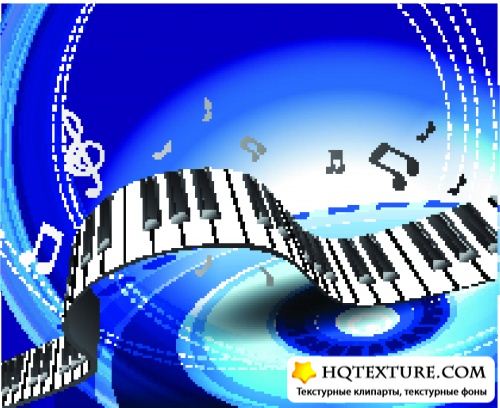 Piano Vector Backgrounds -   