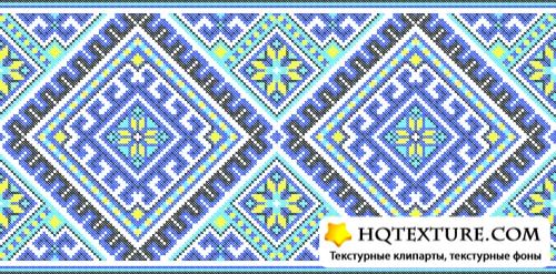 Stock Vector - Ethnic Ukraine Patterns 7
