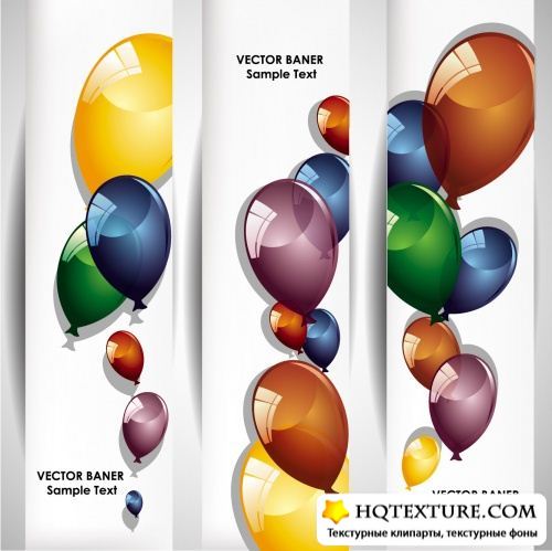 Color Banners Vector