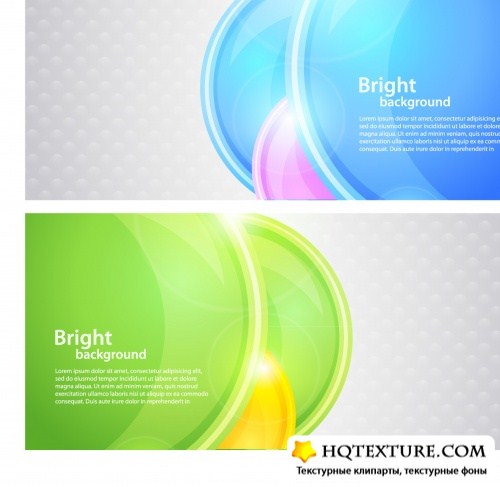 Bright background with color circles