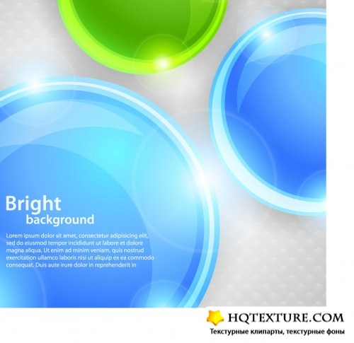 Bright background with color circles