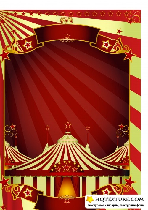    2 | Circus poster vector set 2