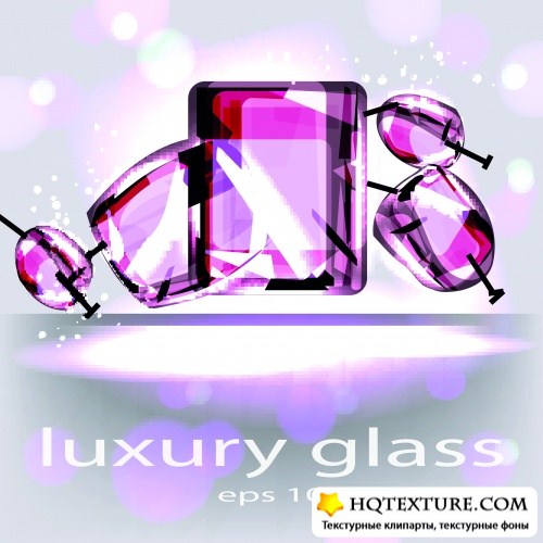     | Luxurious glass vector background